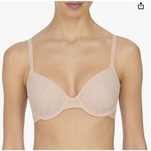 Natori Bra Women Size 34DD Nouveau Full Fit Spacer Underwire Bra Cream Tan Beige